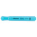 A Universal blue highlighter pen with a chisel tip.