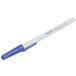 Universal UNV27411 Economy Blue Medium Point 1mm Oil-Based Ballpoint Stick Pen - 12/Box Main Thumbnail 3
