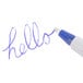 Universal UNV27411 Economy Blue Medium Point 1mm Oil-Based Ballpoint Stick Pen - 12/Box Main Thumbnail 7