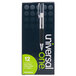 Universal One UNV39912 Black Medium Point 0.7mm Clear Retractable Rollerball Gel Pen - 12/Pack Main Thumbnail 8