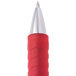 Universal UNV39722 Red Medium Point 0.7mm Retractable Rollerball Gel Pen - 12/Pack Main Thumbnail 4