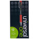 Universal UNV39722 Red Medium Point 0.7mm Retractable Rollerball Gel Pen - 12/Pack Main Thumbnail 7
