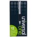 Universal One UNV15540 Advanced Ink Black Medium Point 1mm Retractable Ballpoint Pen - 12/Pack Main Thumbnail 8