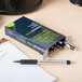 Universal One UNV15540 Advanced Ink Black Medium Point 1mm Retractable Ballpoint Pen - 12/Pack Main Thumbnail 1