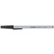 Universal UNV27420 Economy Black Fine Point 0.7mm Oil-Based Ballpoint Stick Pen - 12/Box Main Thumbnail 2