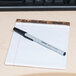 Universal UNV27420 Economy Black Fine Point 0.7mm Oil-Based Ballpoint Stick Pen - 12/Box Main Thumbnail 1