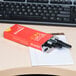 Universal UNV27420 Economy Black Fine Point 0.7mm Oil-Based Ballpoint Stick Pen - 12/Box Main Thumbnail 12