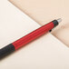 Universal One UNV15542 Advanced Ink Red Medium Point 1mm Retractable Ballpoint Pen - 12/Pack Main Thumbnail 11
