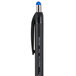 Universal One UNV15521 Comfort Grip Blue Fine Point 0.7mm Retractable Ballpoint Pen   - 12/Pack Main Thumbnail 6
