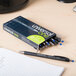 Universal One UNV15521 Comfort Grip Blue Fine Point 0.7mm Retractable Ballpoint Pen   - 12/Pack Main Thumbnail 10