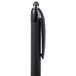Universal One UNV15510 Comfort Grip Black Medium Point 1mm Retractable Ballpoint Pen   - 12/Pack Main Thumbnail 6