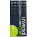 Universal One UNV15510 Comfort Grip Black Medium Point 1mm Retractable Ballpoint Pen   - 12/Pack Main Thumbnail 8
