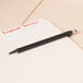 Universal One UNV15510 Comfort Grip Black Medium Point 1mm Retractable Ballpoint Pen   - 12/Pack Main Thumbnail 10