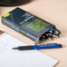 Universal One UNV15541 Advanced Ink Blue Medium Point 1mm Retractable Ballpoint Pen - 12/Pack Main Thumbnail 1