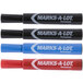 A package of Avery Marks-A-Lot desk style permanent markers in different colors.