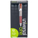 Universal One UNV39914 Red Medium Point 0.7mm Clear Retractable Rollerball Gel Pen - 12/Pack Main Thumbnail 9