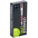 Universal One UNV39914 Red Medium Point 0.7mm Clear Retractable Rollerball Gel Pen - 12/Pack Main Thumbnail 10