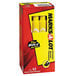 A yellow box of Avery Marks-A-Lot yellow permanent markers.