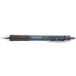 Universal UNV39720 Black Medium Point 0.7mm Retractable Rollerball Gel Pen - 12/Pack Main Thumbnail 2