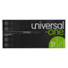Universal One UNV50502 Black Medium Point 0.7mm Rollerball Porous Tip Stick Pen  - 12/Box Main Thumbnail 8