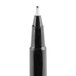 Universal One UNV50502 Black Medium Point 0.7mm Rollerball Porous Tip Stick Pen  - 12/Box Main Thumbnail 5