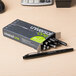 Universal One UNV50502 Black Medium Point 0.7mm Rollerball Porous Tip Stick Pen  - 12/Box Main Thumbnail 1