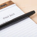 Universal One UNV50502 Black Medium Point 0.7mm Rollerball Porous Tip Stick Pen  - 12/Box Main Thumbnail 11