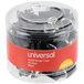 Universal UNV11140 3/8" Capacity Black Small Binder Clip - 40/Box Main Thumbnail 8