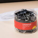 Universal UNV11140 3/8" Capacity Black Small Binder Clip - 40/Box Main Thumbnail 10
