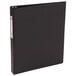 Avery® 4301 Black Economy Non-View Binder with 1" Round Rings and Spine Label Holder Main Thumbnail 1