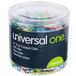 Universal UNV95001 Assorted Color #1 Standard Vinyl-Coated Paper Clip - 500/Box Main Thumbnail 4