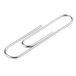 Universal UNV72210 Silver Smooth Finish #1 Standard Paper Clip - 1000/Pack Main Thumbnail 5