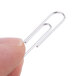 Universal UNV72210 Silver Smooth Finish #1 Standard Paper Clip - 1000/Pack Main Thumbnail 6