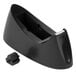 Universal UNV15001 1" Core Black Weighted Desktop Tape Dispenser with Nonskid Base Main Thumbnail 4