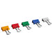 Universal UNV31027 1/4" Capacity Assorted Color Mini Binder Clips   - 60/Box Main Thumbnail 2