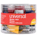 Universal UNV31026 Assorted Color Mini, Small, and Medium Binder Clips  - 30/Box Main Thumbnail 9