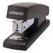 Universal UNV43119 20 Sheet Black Half Strip Desktop Stapler Main Thumbnail 3