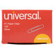 Universal UNV72210BX Silver Smooth Finish #1 Standard Paper Clip - 100/Box Main Thumbnail 5
