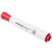 A Universal white desk style dry erase marker with a red cap.