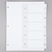Avery® 11130 Ready Index 5-Tab White Table of Contents Dividers Main Thumbnail 3