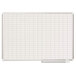 MasterVision MA0592830A 48" x 36" White Grid Dry Erase Planning Board with Accessories - 1" x 2" Grid Main Thumbnail 2
