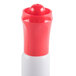 A red and white Universal desk style dry erase marker container with a red cap.