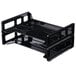 Universal UNV08100 13" x 9" x 2 3/4" Black Side Load Stackable Plastic Desk Tray, Letter - 2/Pack Main Thumbnail 2