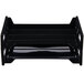 Universal UNV08100 13" x 9" x 2 3/4" Black Side Load Stackable Plastic Desk Tray, Letter - 2/Pack Main Thumbnail 3
