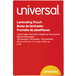 Universal UNV84680 4 3/8" x 6 1/2" Clear Laminating Pouch - 100/Box Main Thumbnail 1