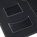Universal UNV32660 12 1/2" x 9 3/4" Black Leather Padfolio Main Thumbnail 5