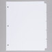 Avery® 20406 Print-On 5-Tab 3-Hole Punched White Printable Tabs - 150/Box Main Thumbnail 2