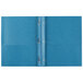 Avery® Letter Size 2-Pocket Light Blue Paper Folder with Prong Fasteners - 25/Box Main Thumbnail 2