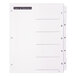 Avery® Office Essentials 11666 Table 'n Tabs White 5-Tab Dividers Main Thumbnail 2