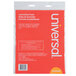 Universal UNV84620 9" x 11 1/2" Clear Laminating Pouch - 25/Pack Main Thumbnail 2
